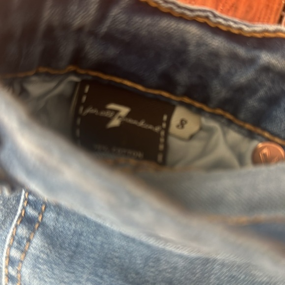 Perfect seven for all mankind distressed girl jeans - Picture 3 of 4